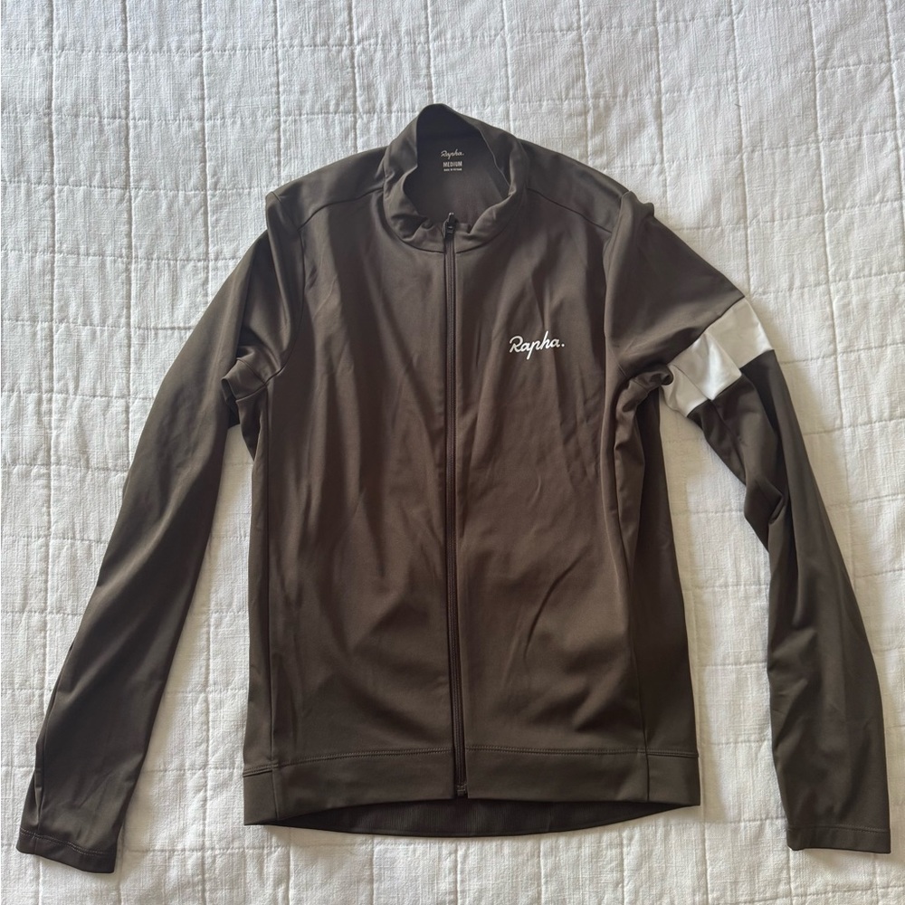 Rapha Brown Performance Jacket Lightweight Full-Zip